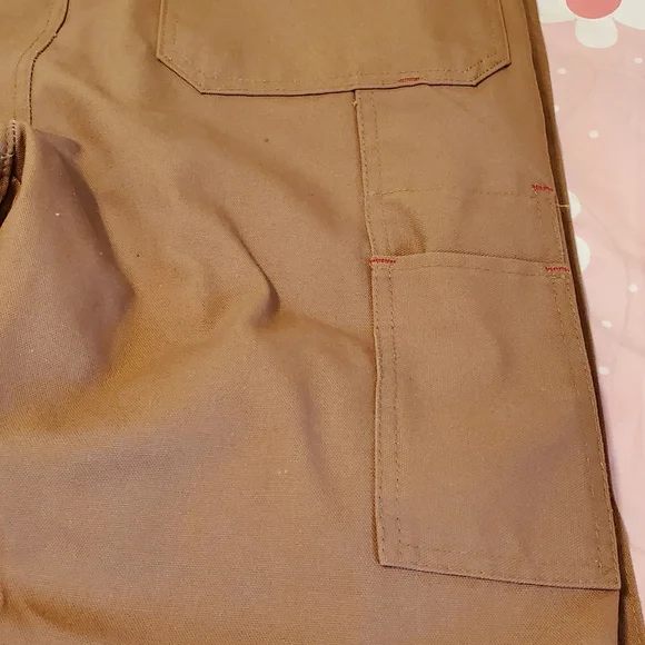 Men's Insulated Blended Duck Bib Overall Size Small Red Kap - Picture 16 of 16